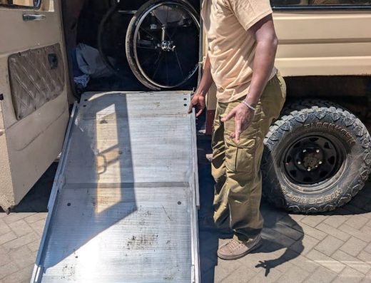 Wheelchair Accessible Safari Landcruiser with Ramp for Side & Rear Entry